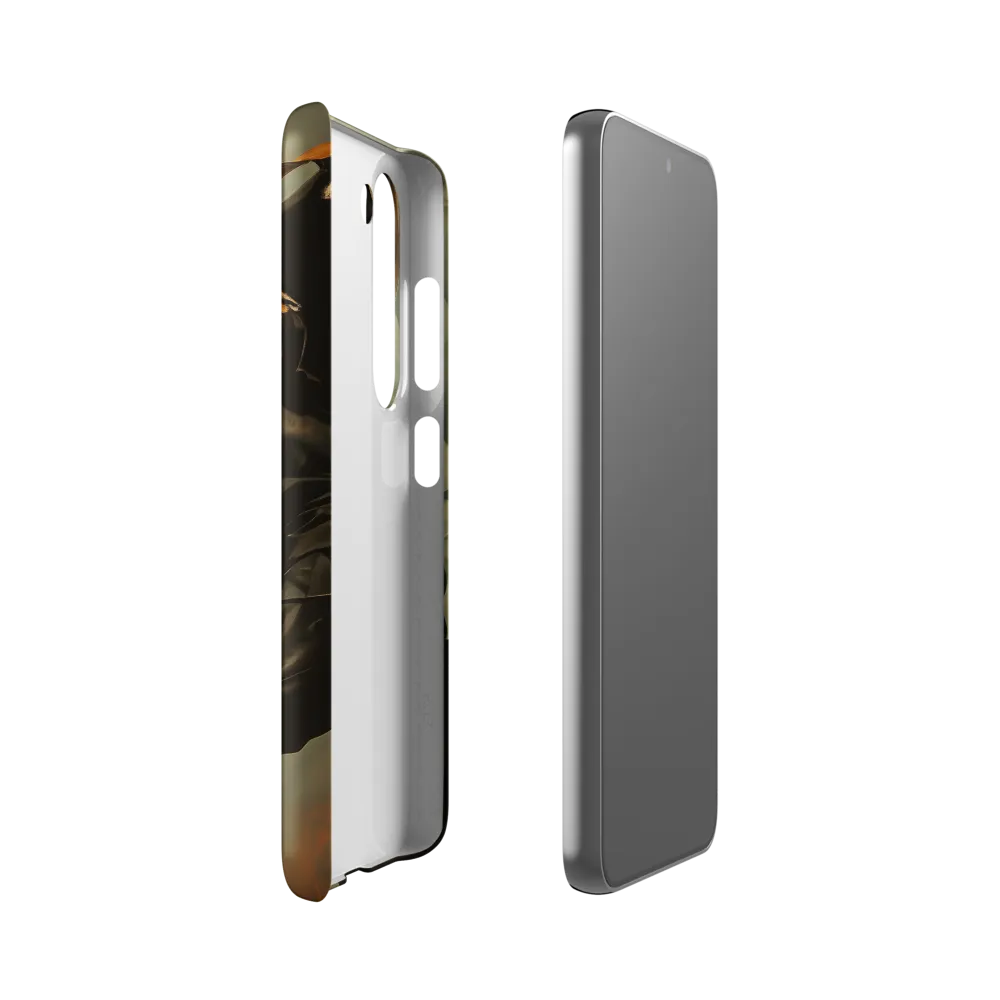 Ethereal Explorer: The Enigmatic Astronaut | Phone Case |  S23 | Snap Case | Matte