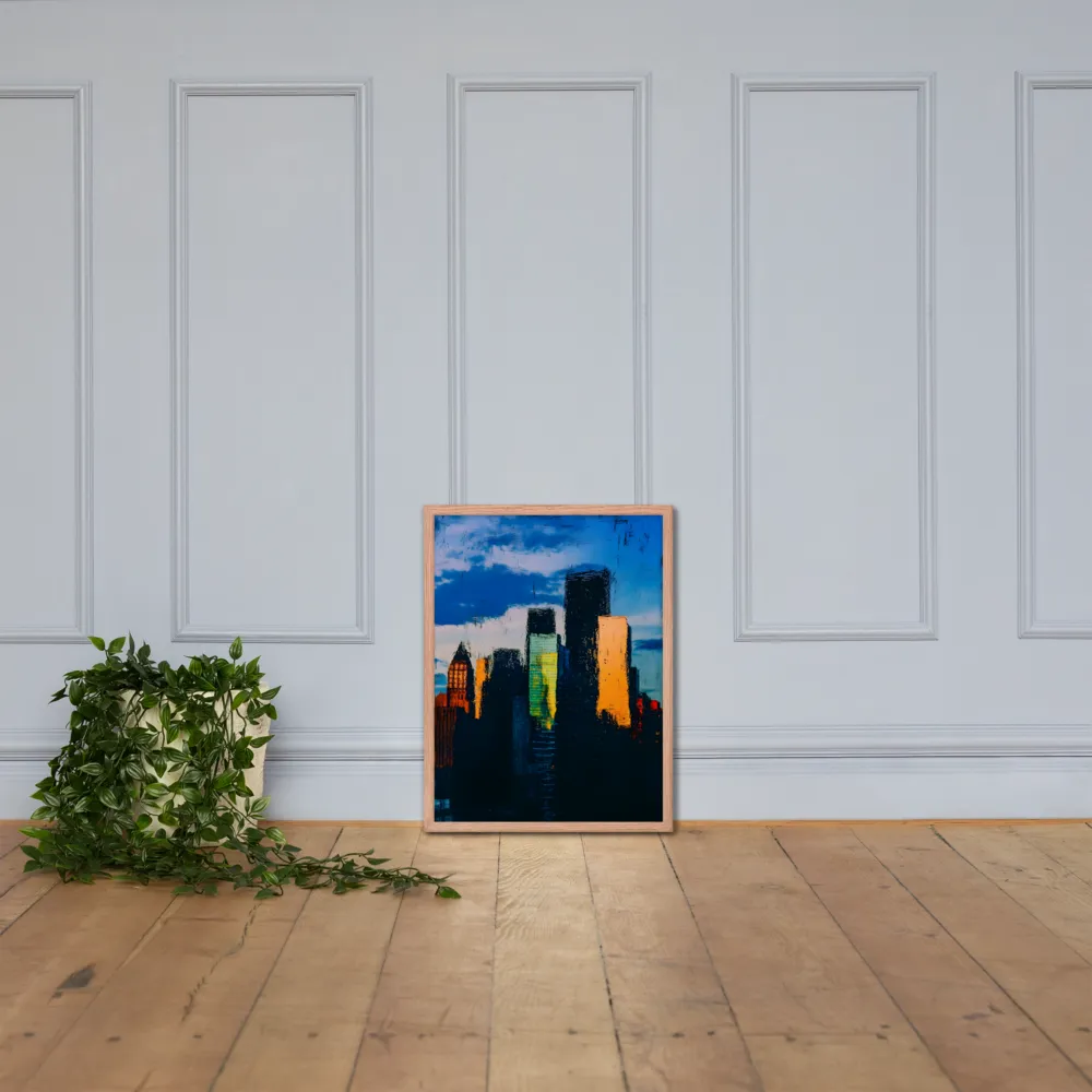Reflections of Tranquility | Poster with Red oak Frame | 18″×24″