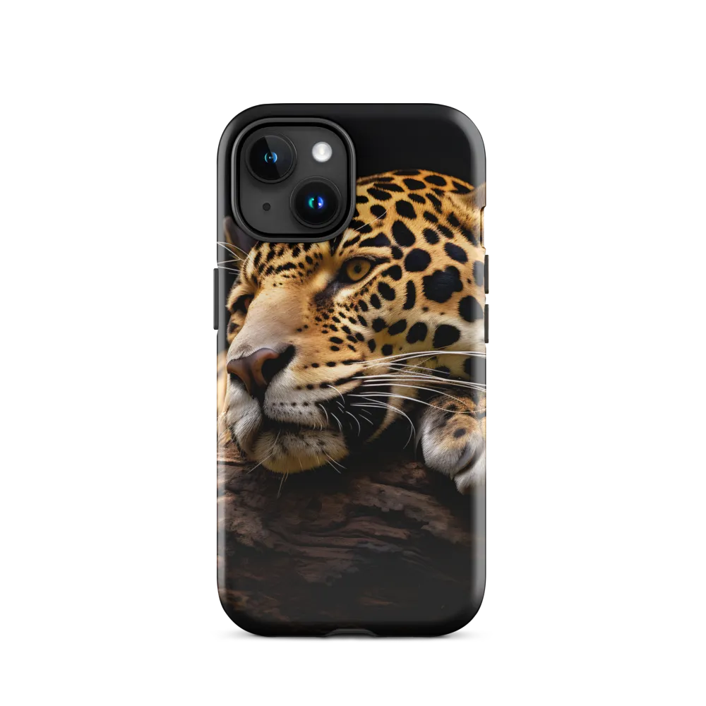 Tranquil Majesty: The Resting Leopard