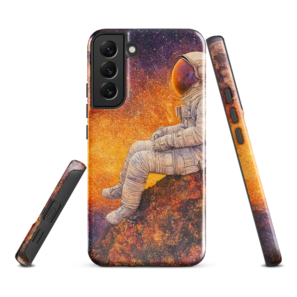 Cosmic Contemplation | Phone Case |  S22 Plus | Tough Case | Glossy