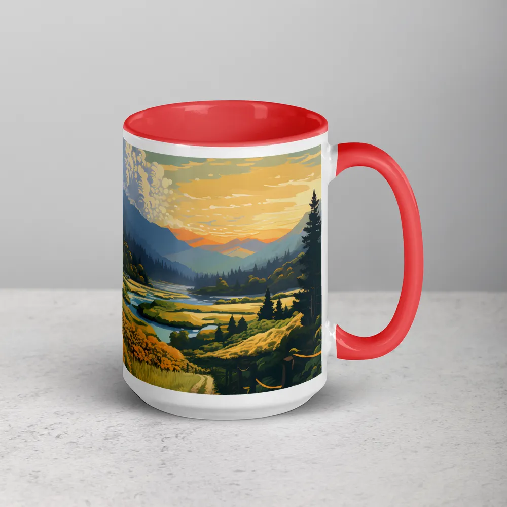 Tranquil Valley at Dusk