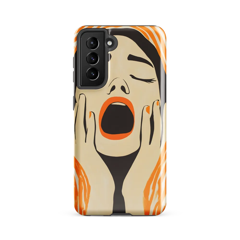 Echoes of Despair | Phone Case |  S21 FE | Tough Case | Glossy