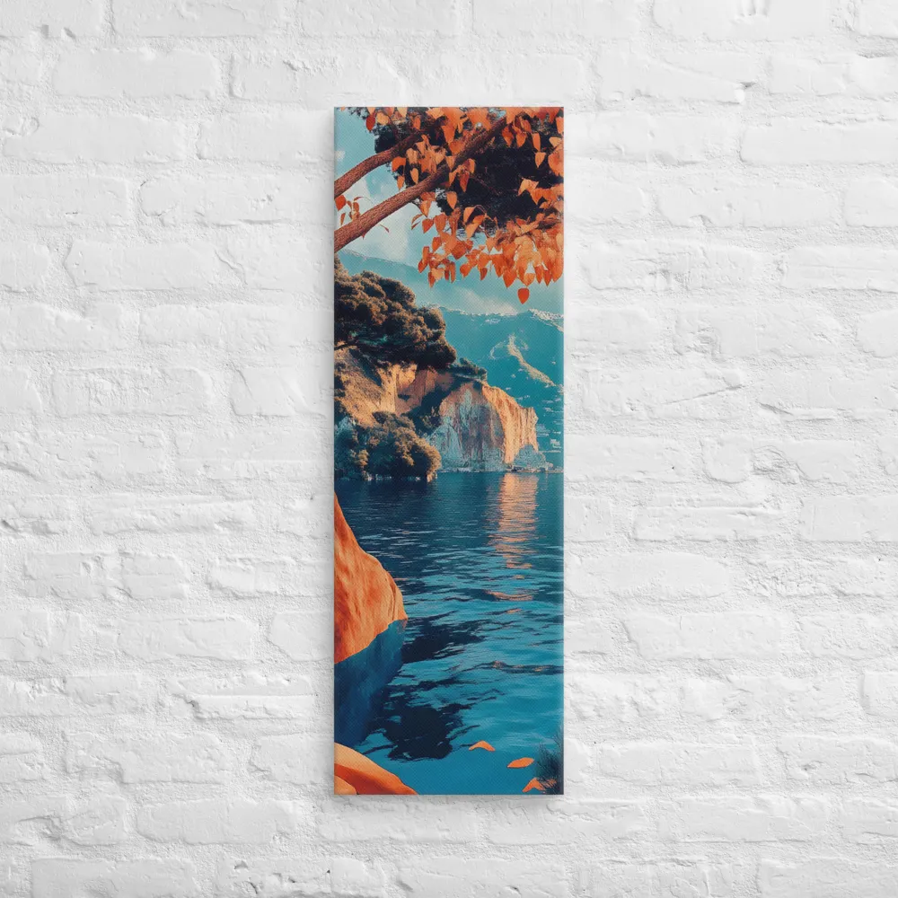 Elysian Waterscape | Canvas | 12″×36″