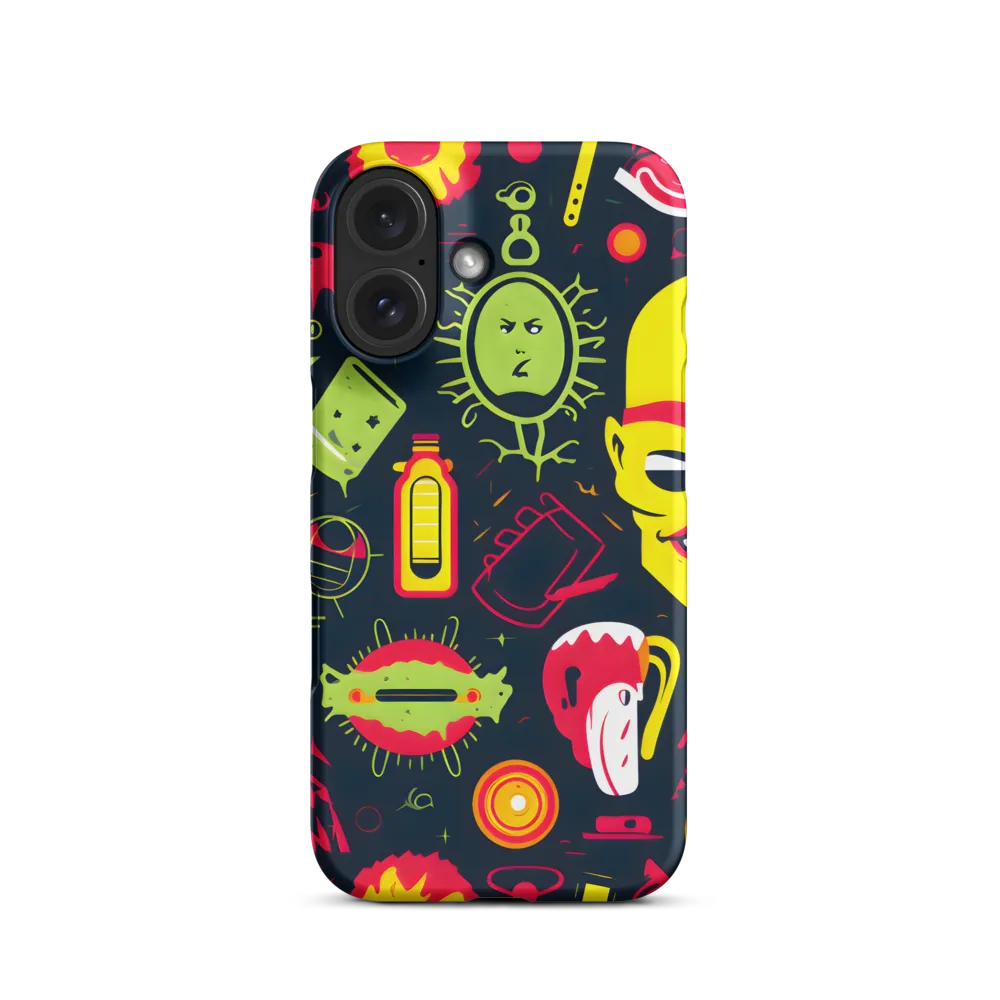 Neon Revelry: A Quirky Exploration of Modern Pop Art