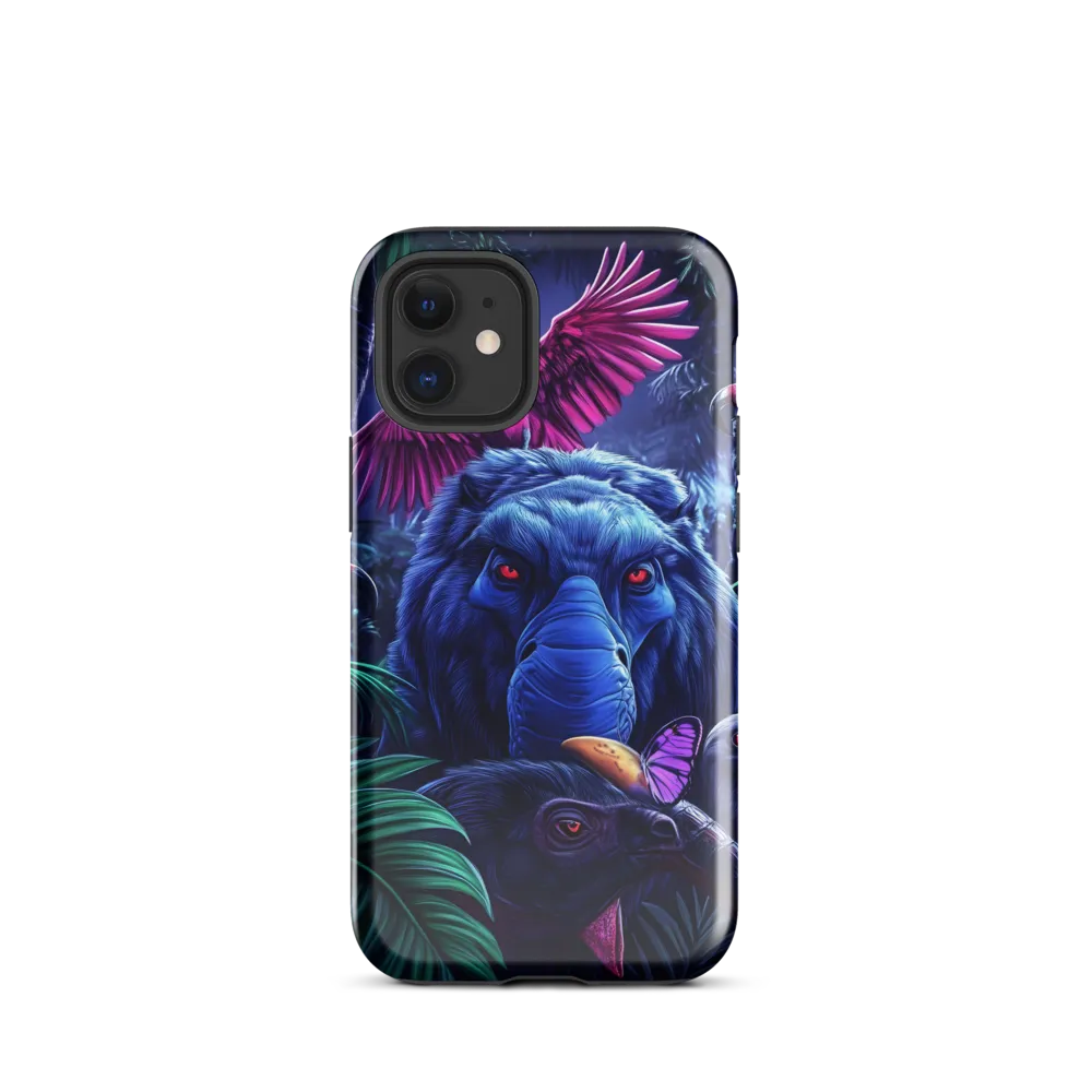 Enigmatic Jungle Symphony | Phone Case |  12 mini | Tough Case | Glossy