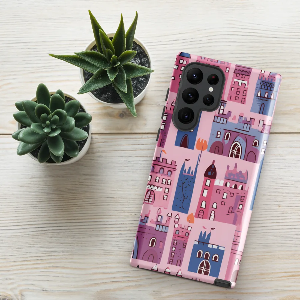 Whimsical Castles: A Playful Tapestry | Phone Case |  S22 Ultra | Tough Case | Glossy