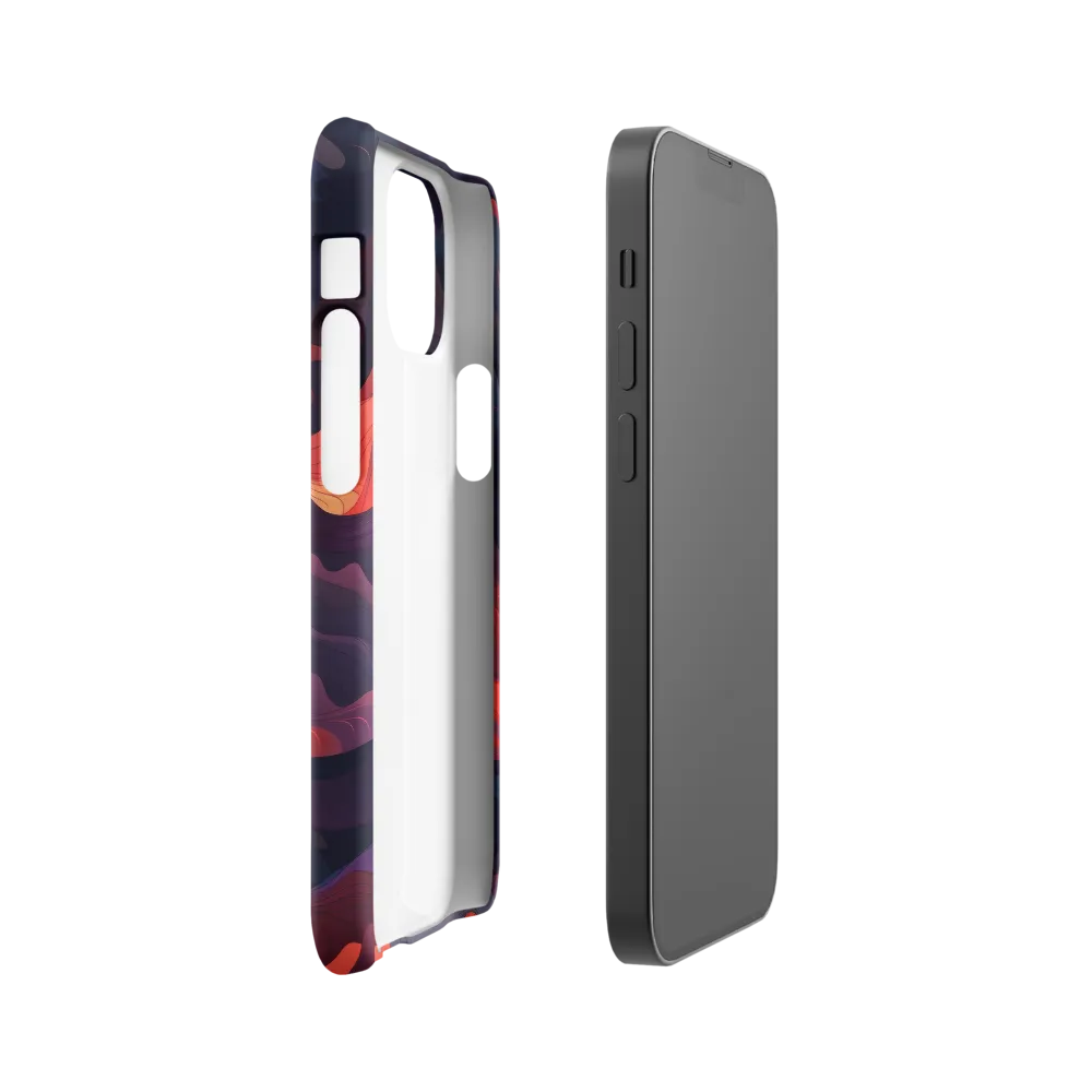 Ethereal Waves of Color | Phone Case |  13 Mini | Snap Case | Glossy
