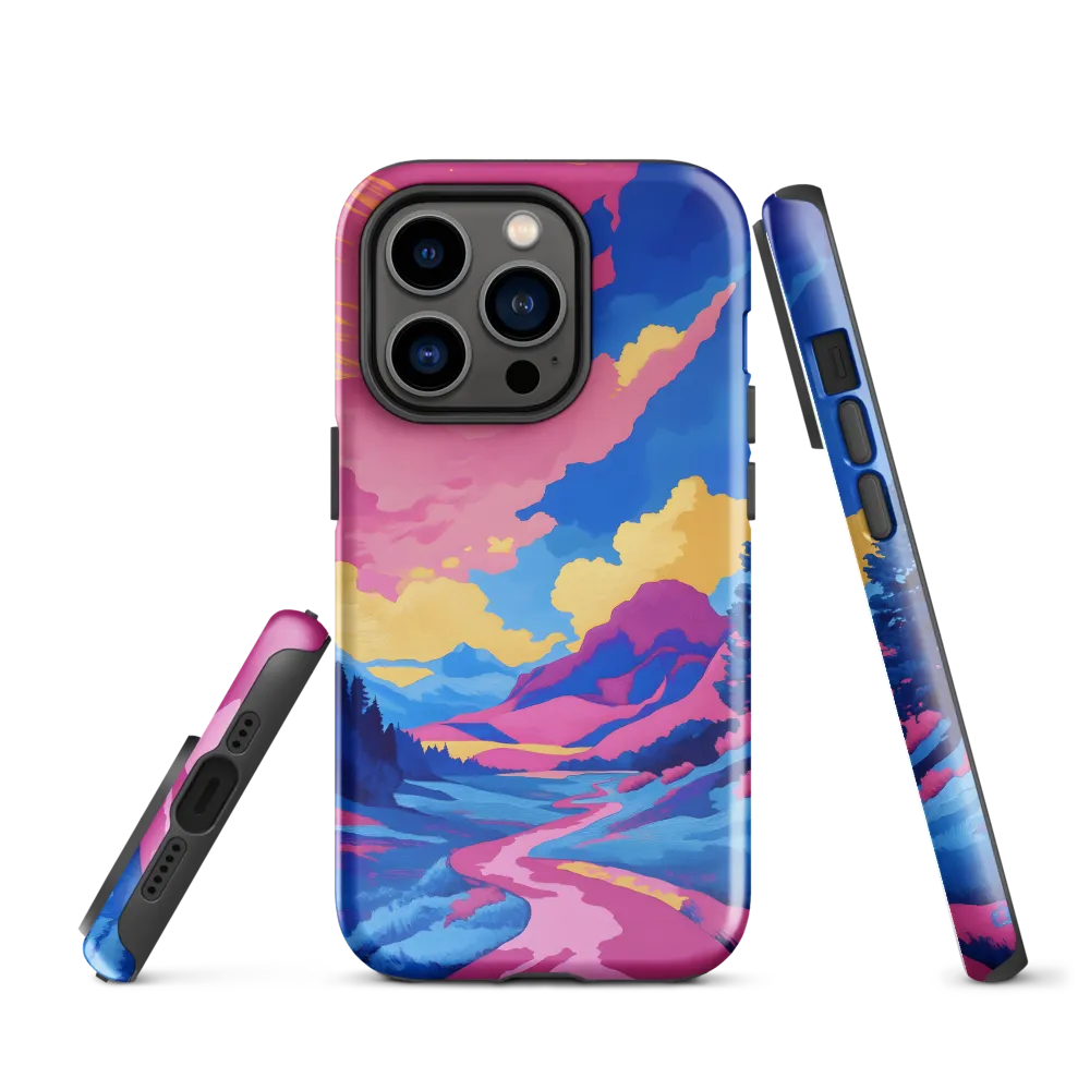 Dreamscape: The Serene River | Phone Case |  14 Pro | Tough Case | Glossy