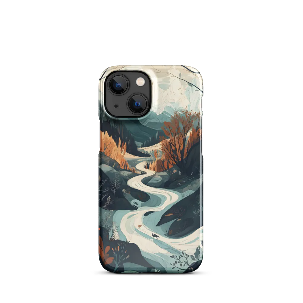 Winding Serenity: A Digital Landscape