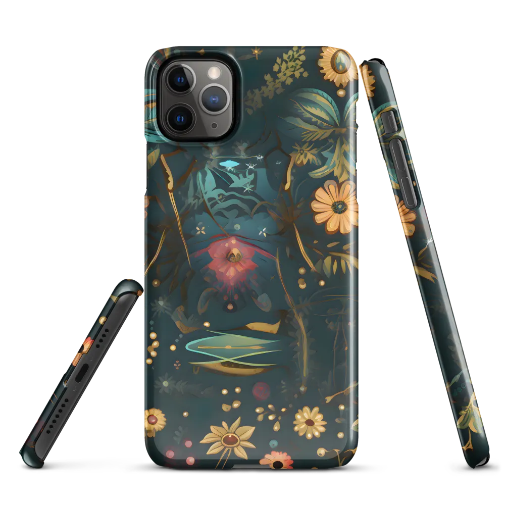 Whimsy in Flora: An Art Nouveau Journey | Phone Case |  11 Pro Max | Snap Case | Glossy