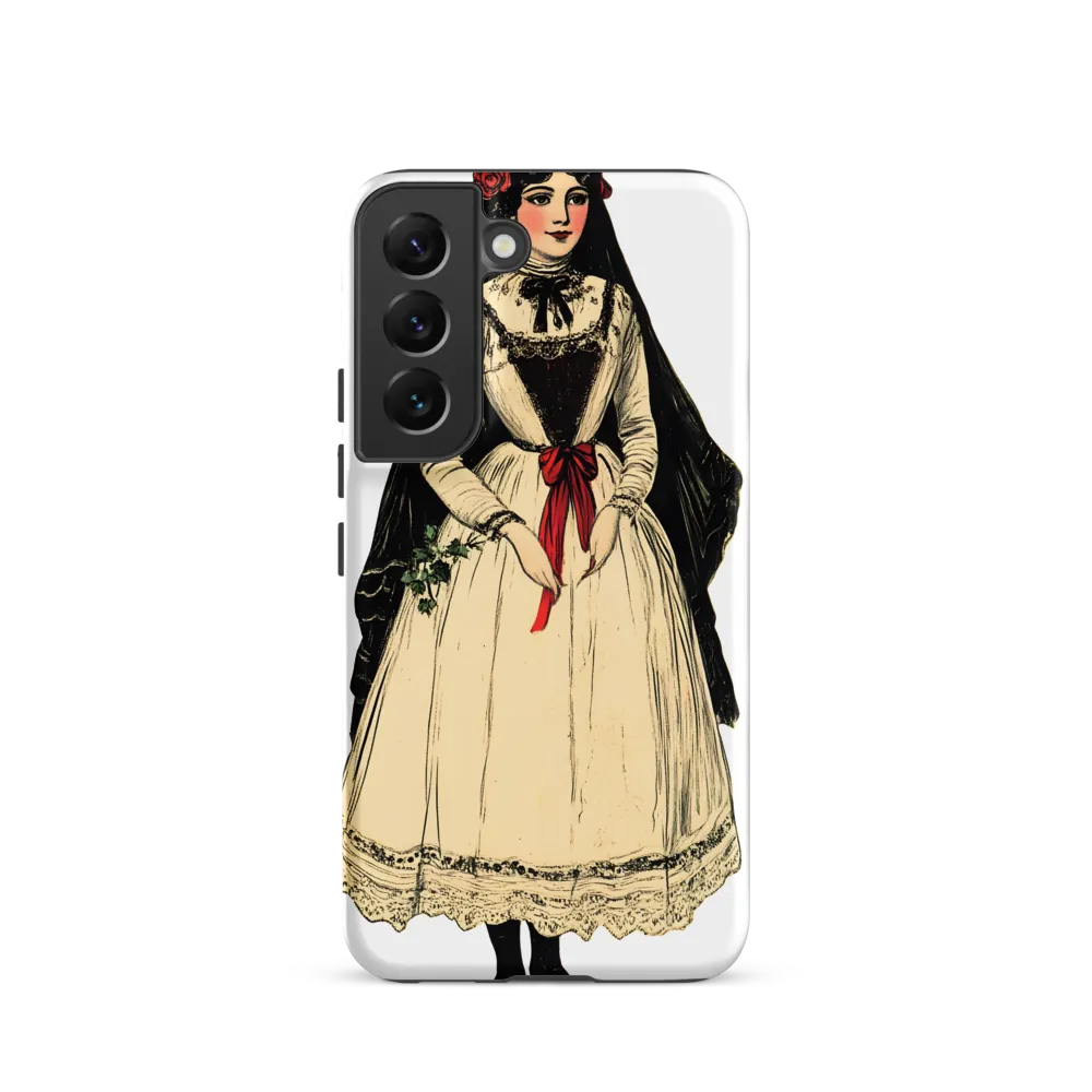 Elegance in Tradition: A Folk Portrait