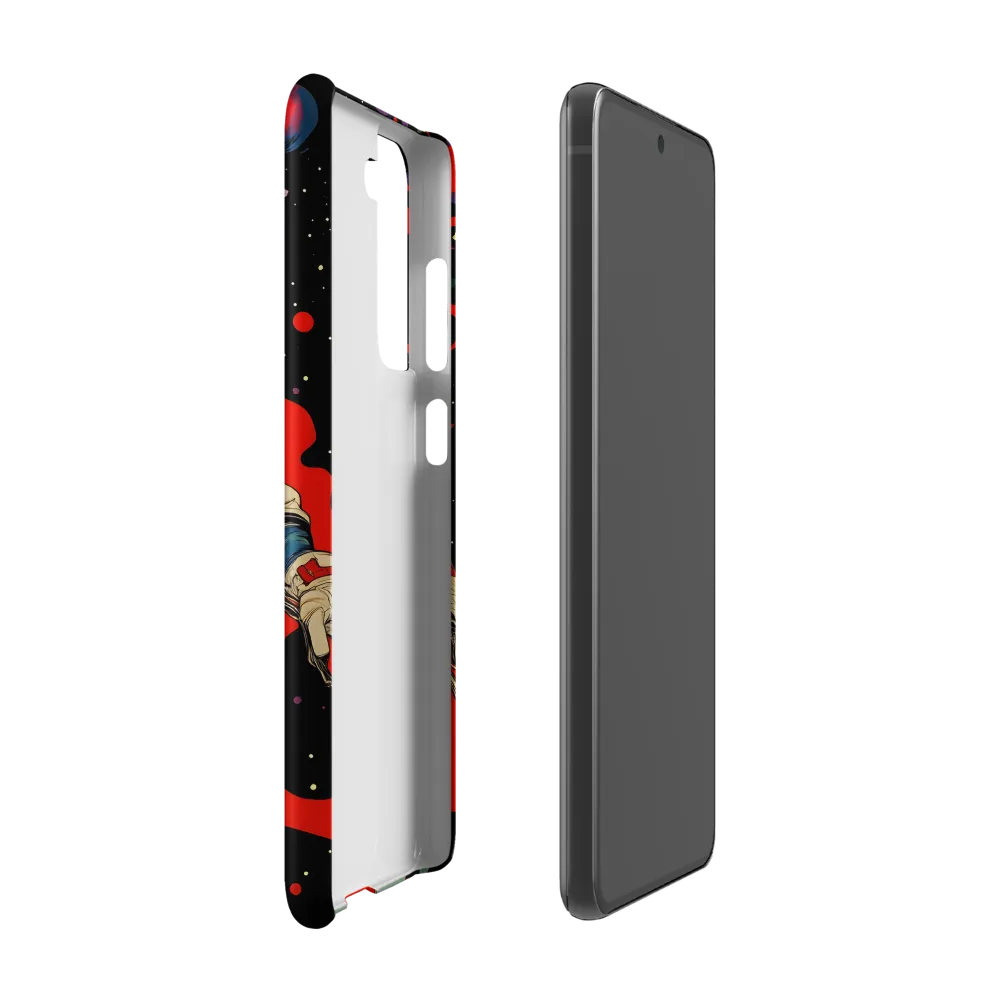 Astronaut in Cosmic Reverie | Phone Case |  S21 FE | Snap Case | Matte