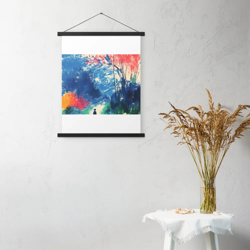 Whispers of Tranquility | Poster With Black Wood Hanger | 18″×24″
