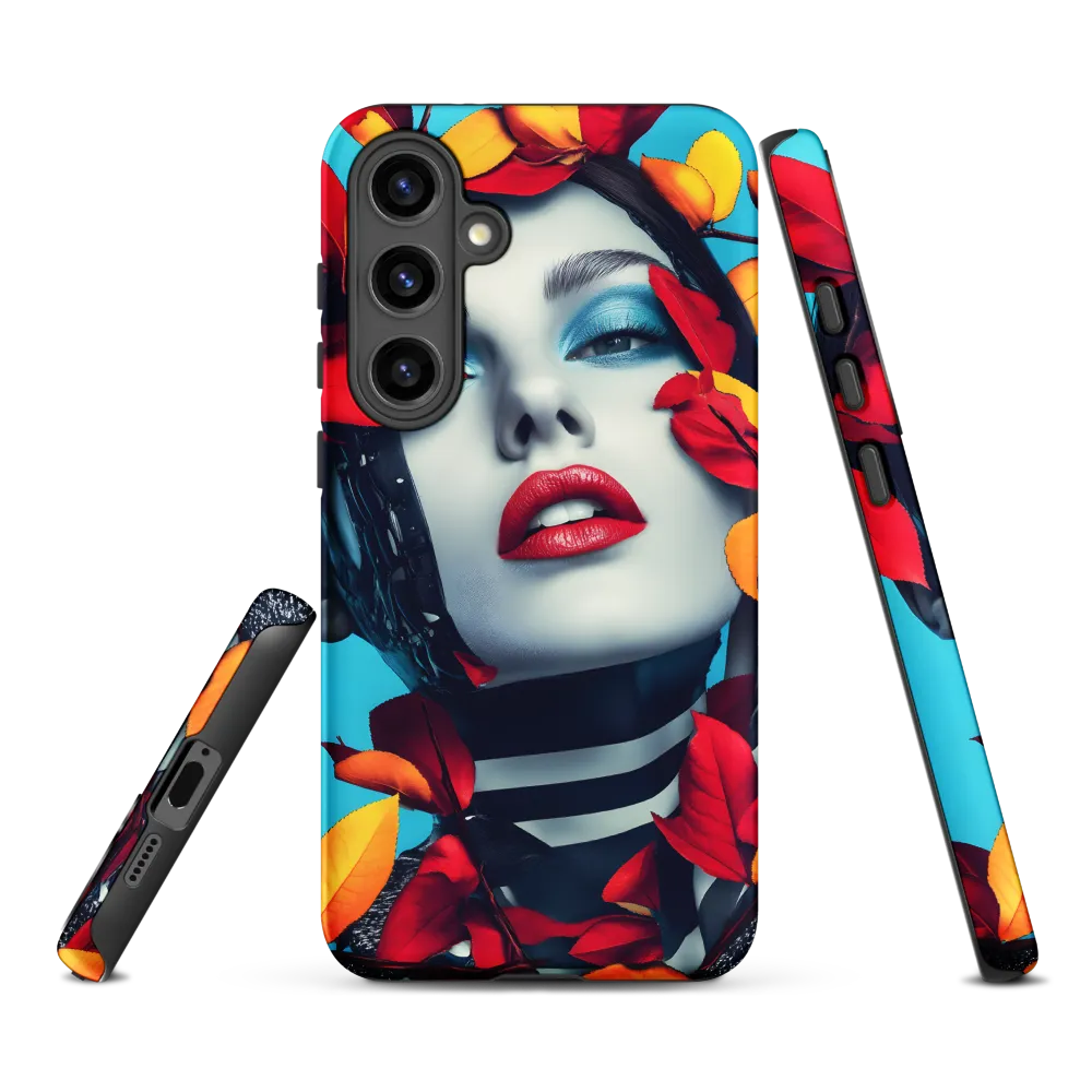 Futuristic Fusion: Nature Meets Technology | Phone Case |  S24 Plus | Tough Case | Matte