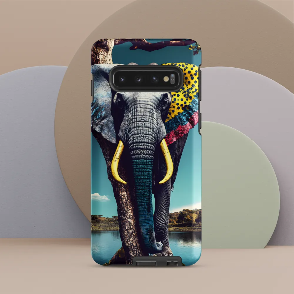 Playful Elegance: The Surreal Elephant