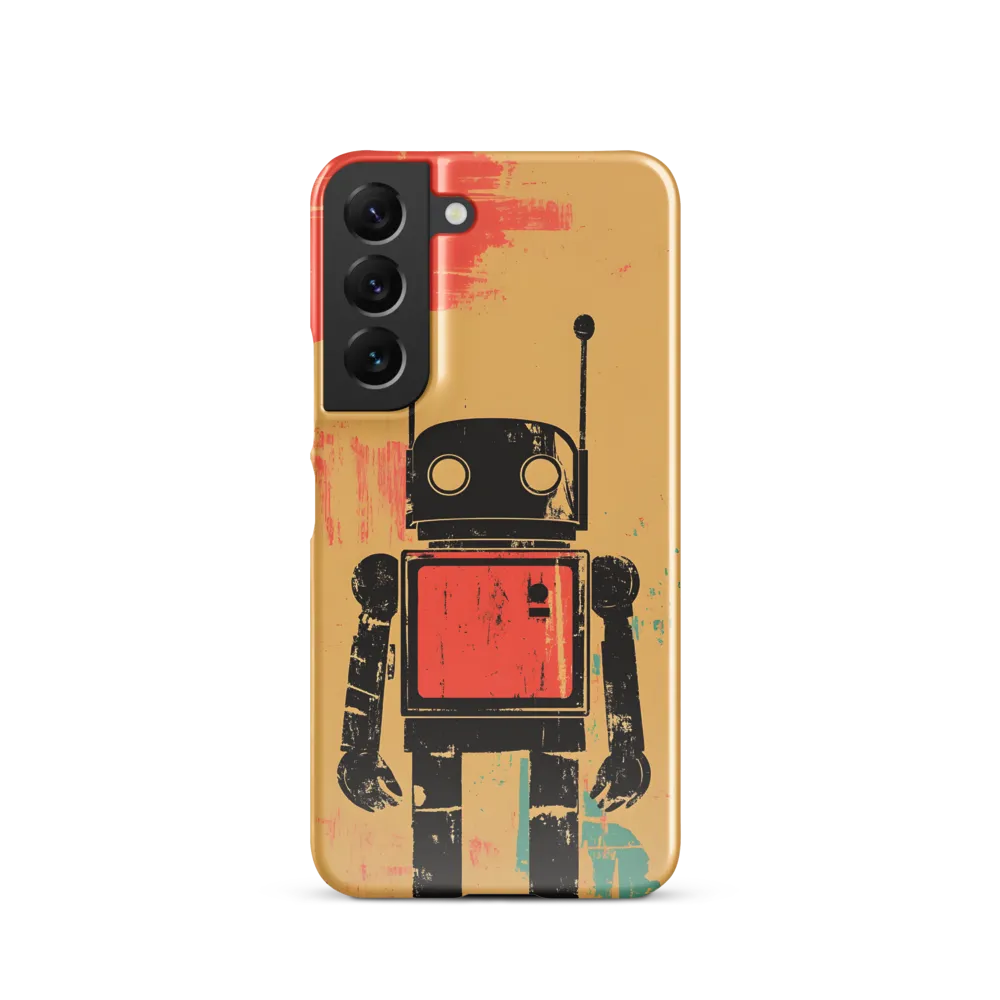 The Retro Robot | Phone Case |  S22 | Snap Case | Glossy