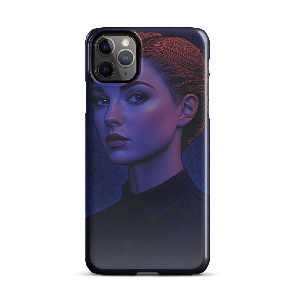 Ethereal Portrait in Blue and Red | Phone Case |  11 Pro Max | Snap Case | Glossy