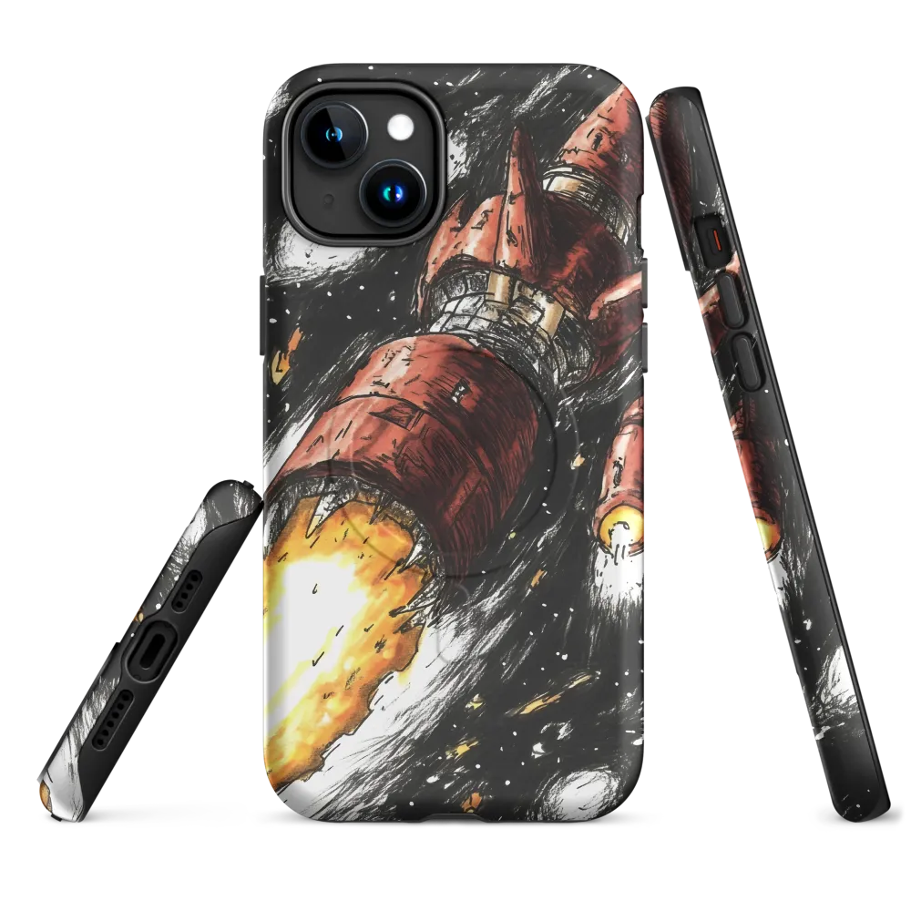 Ignition in the Abyss | Phone Case |  15 Plus | MagSafe® Tough Case | Matte
