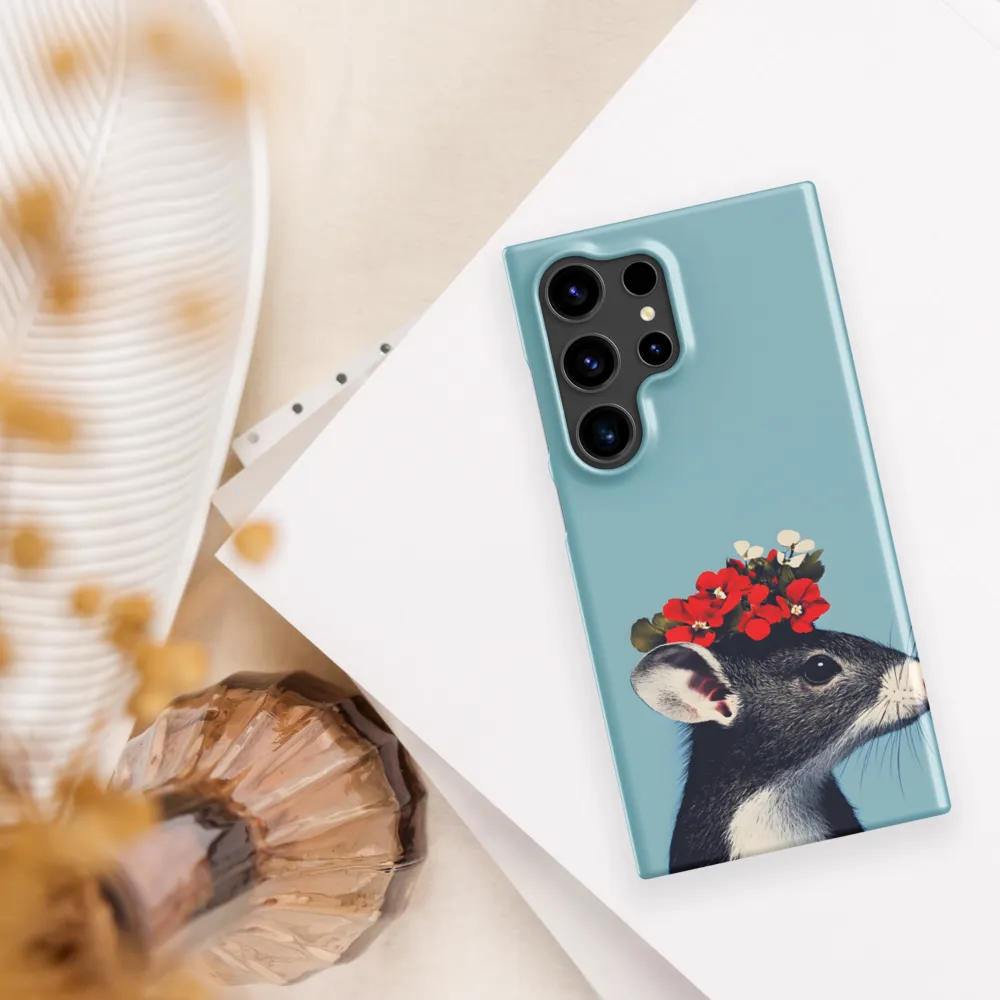 Whimsical Flora: A Mouse's Floral Crown