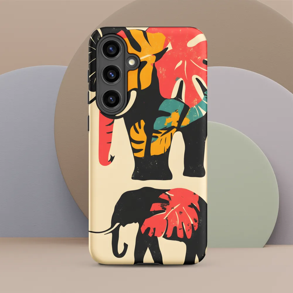 Tropical Elegance: The Elephant's Dance