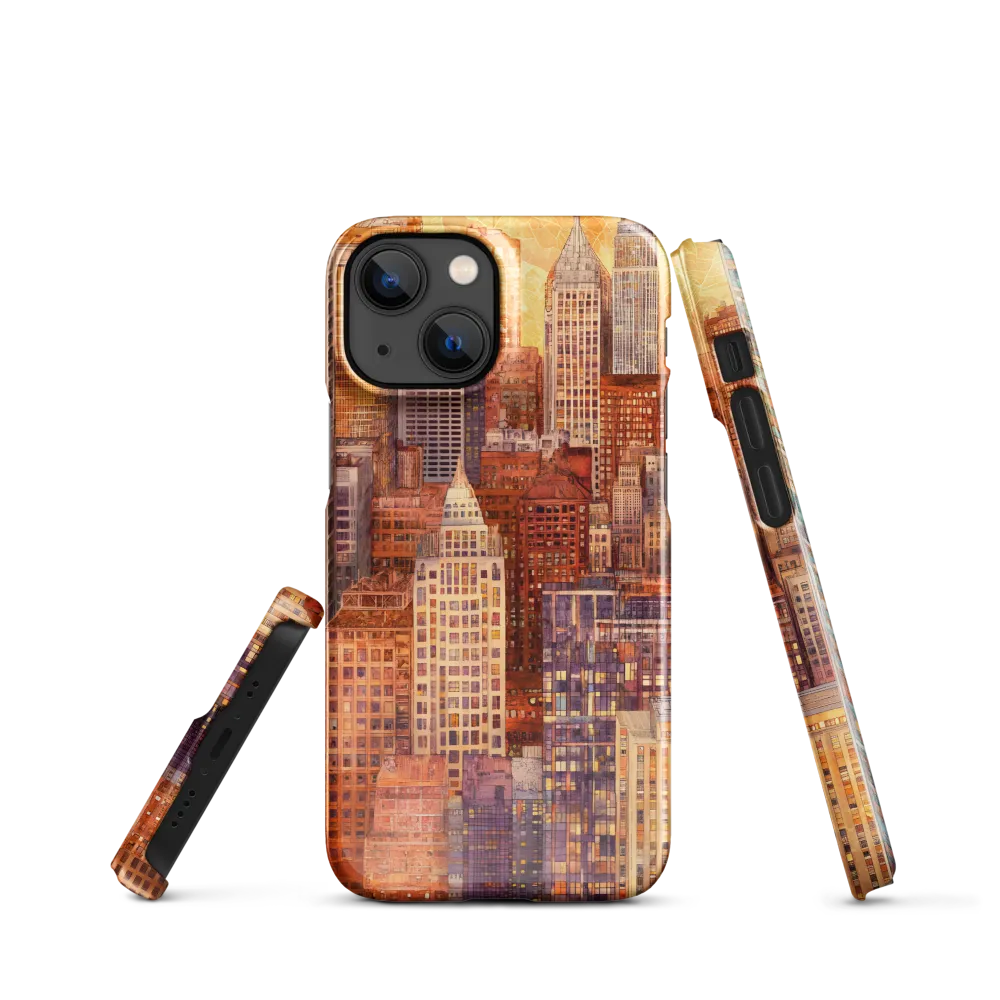 Golden Hour Over the City | Phone Case |  13 Mini | Snap Case | Glossy