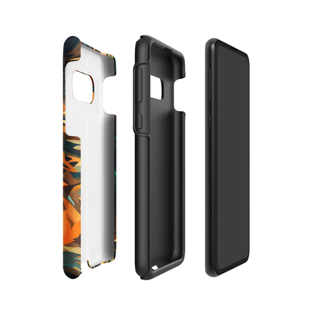 Wild Symphony: Abstract Tigers | Phone Case |  S10e | Tough Case | Matte