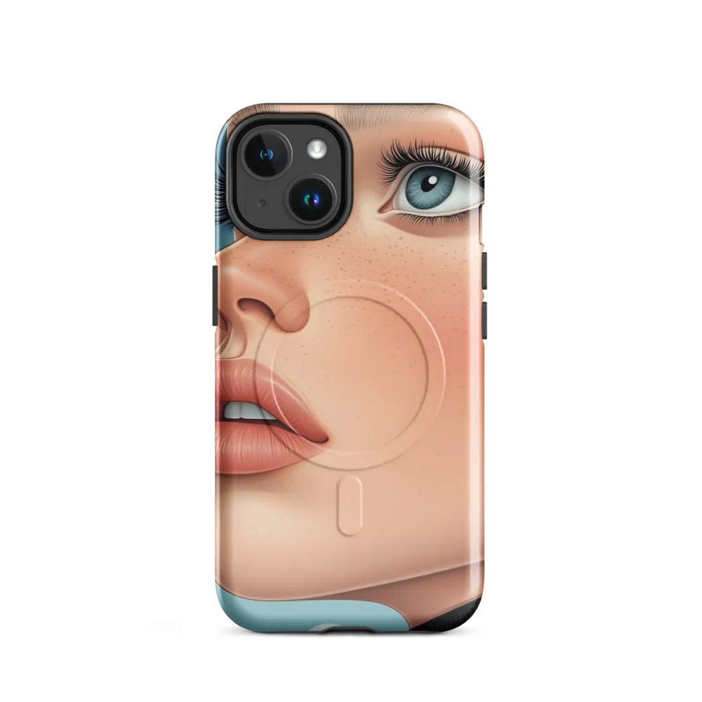Serenity in Blue | Phone Case |  14 | MagSafe® Tough Case | Glossy