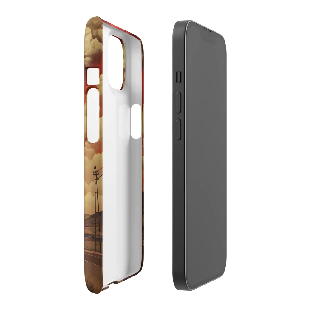 Defiant Spirit in a Surreal Landscape | Phone Case |  14 | Snap Case | Matte