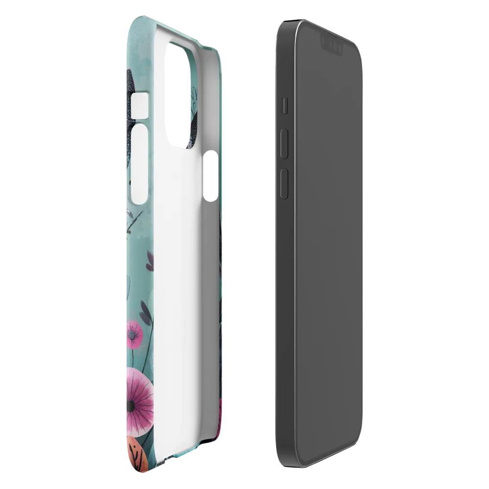 Whimsical Fox Among Blossoms | Phone Case |  13 Pro Max | Snap Case | Glossy