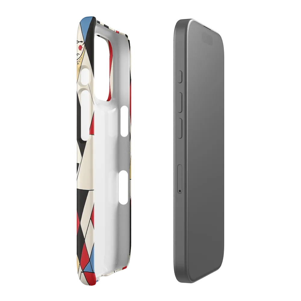 Dynamic Geometric Symphony | Phone Case |  16 Pro | Snap Case | Matte