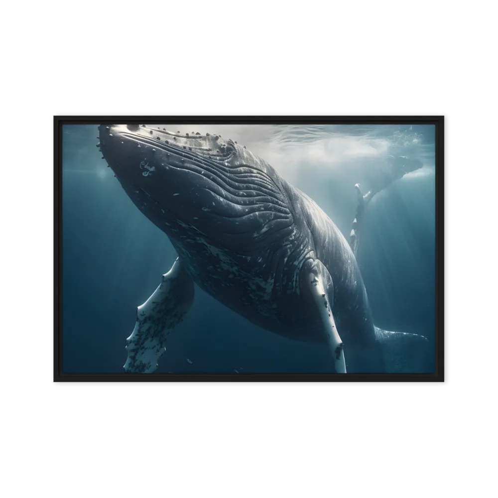 Graced by the Depths | Canvas with Black Frame | 24″×36″