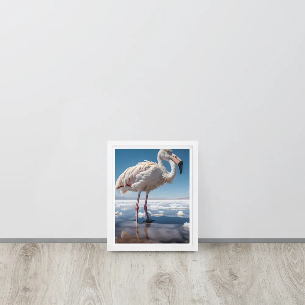 Graceful Solitude of a Flamingo