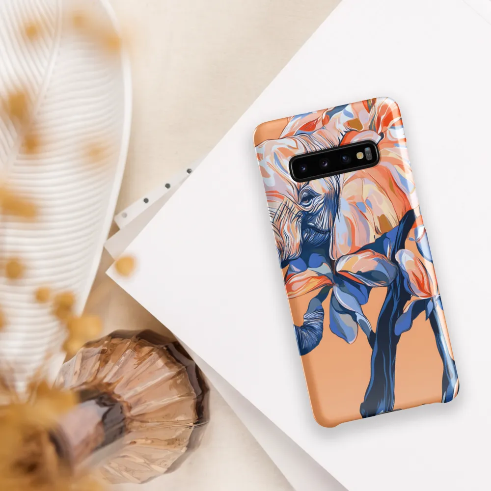 Elephant Blossom Fusion | Phone Case |  S10 Plus | Snap Case | Glossy