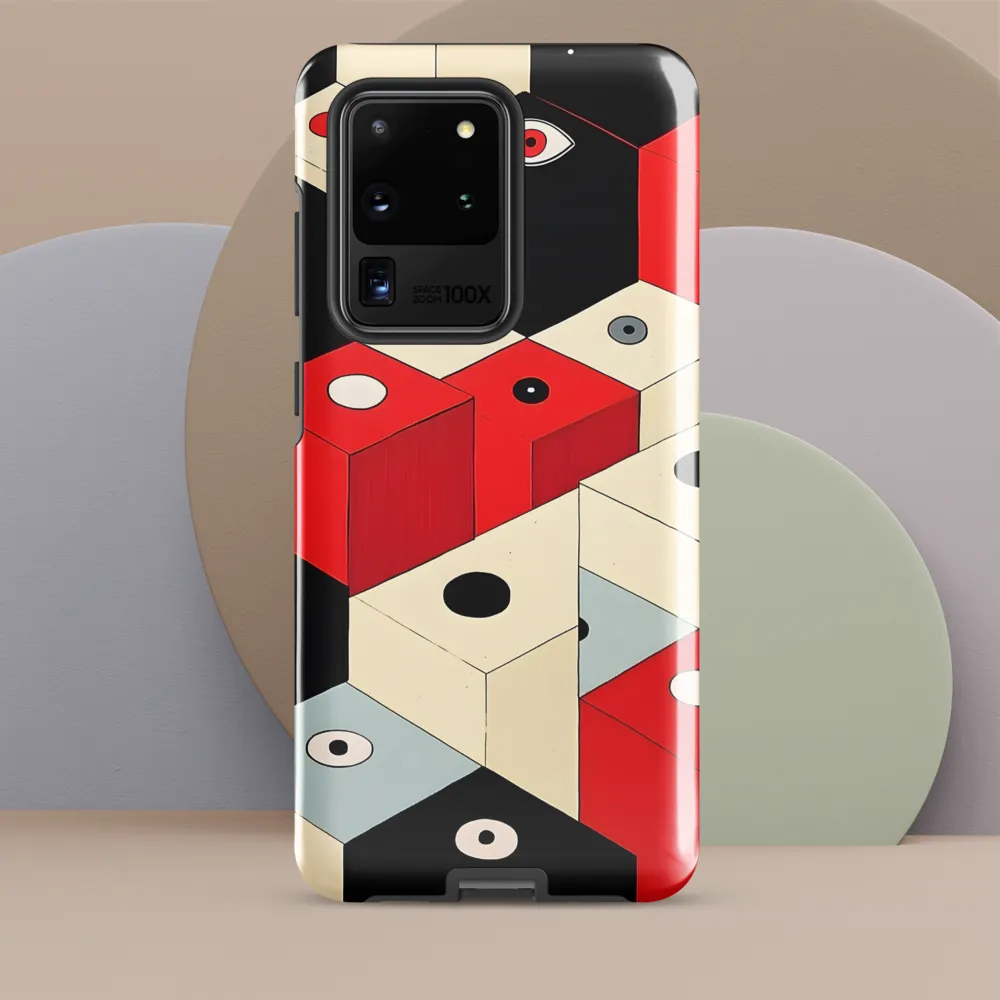 Dynamic Cubism | Phone Case |  S20 Ultra | Tough Case | Glossy