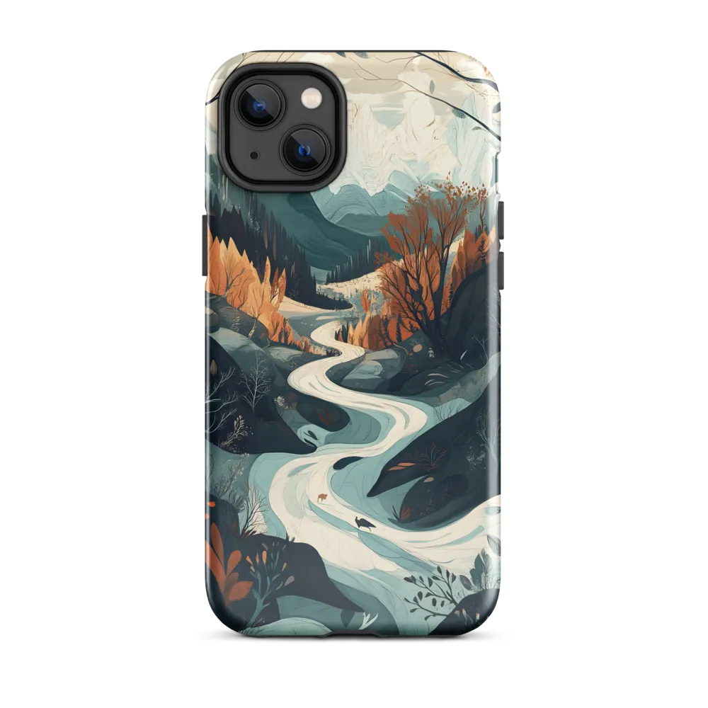 Winding Serenity: A Digital Landscape