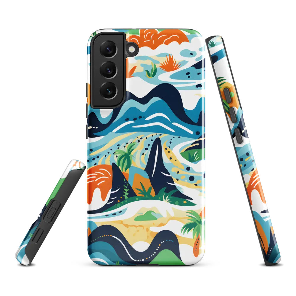 Abstract Tropical Landscape
