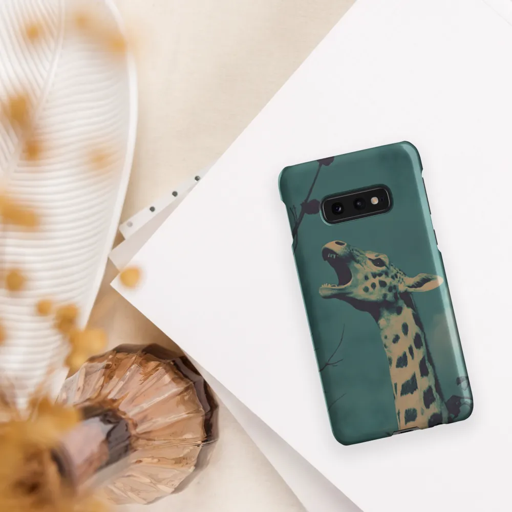 Whispers of the Tall: A Surreal Giraffe Encounter