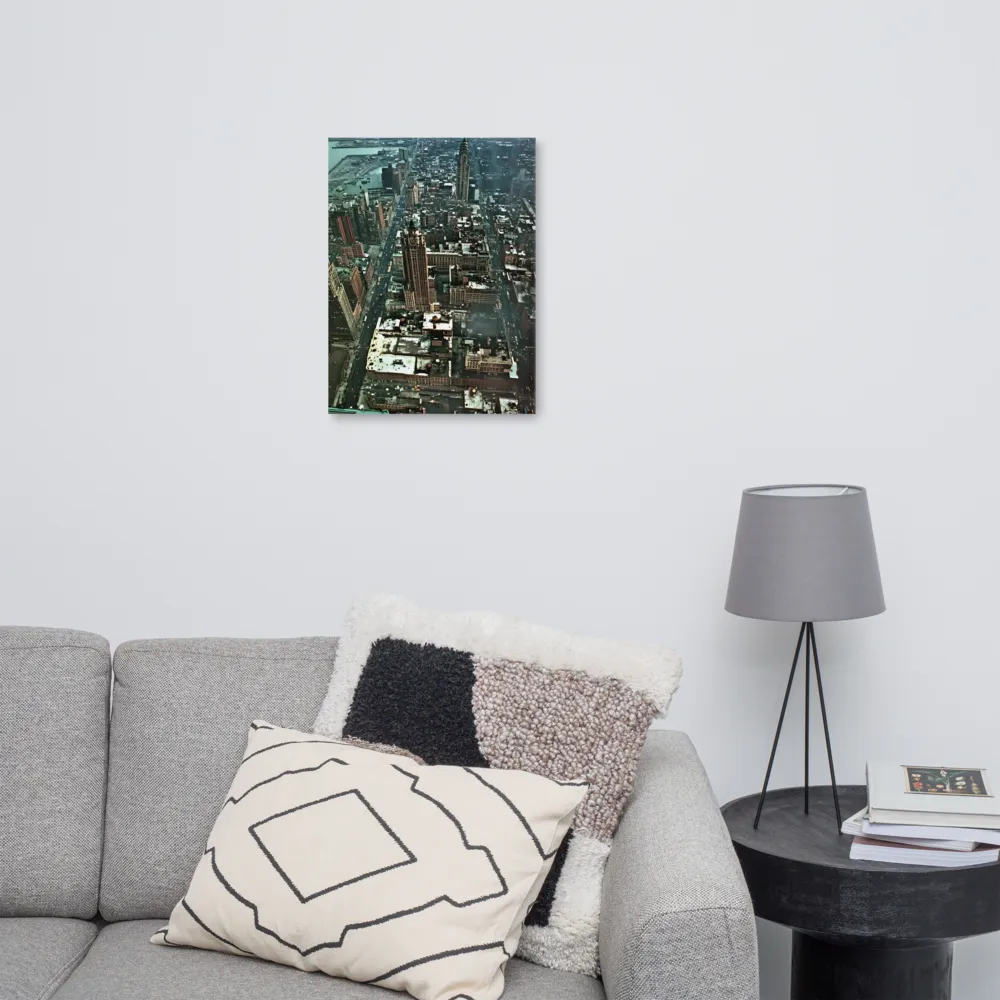 Aerial Symphony of Urban Life | Canvas | 18″×24″
