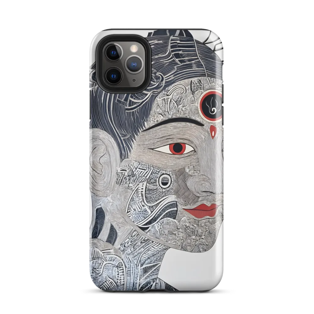 Mystical Identity: A Portrait in Layers | Phone Case |  11 Pro Max | Tough Case | Glossy