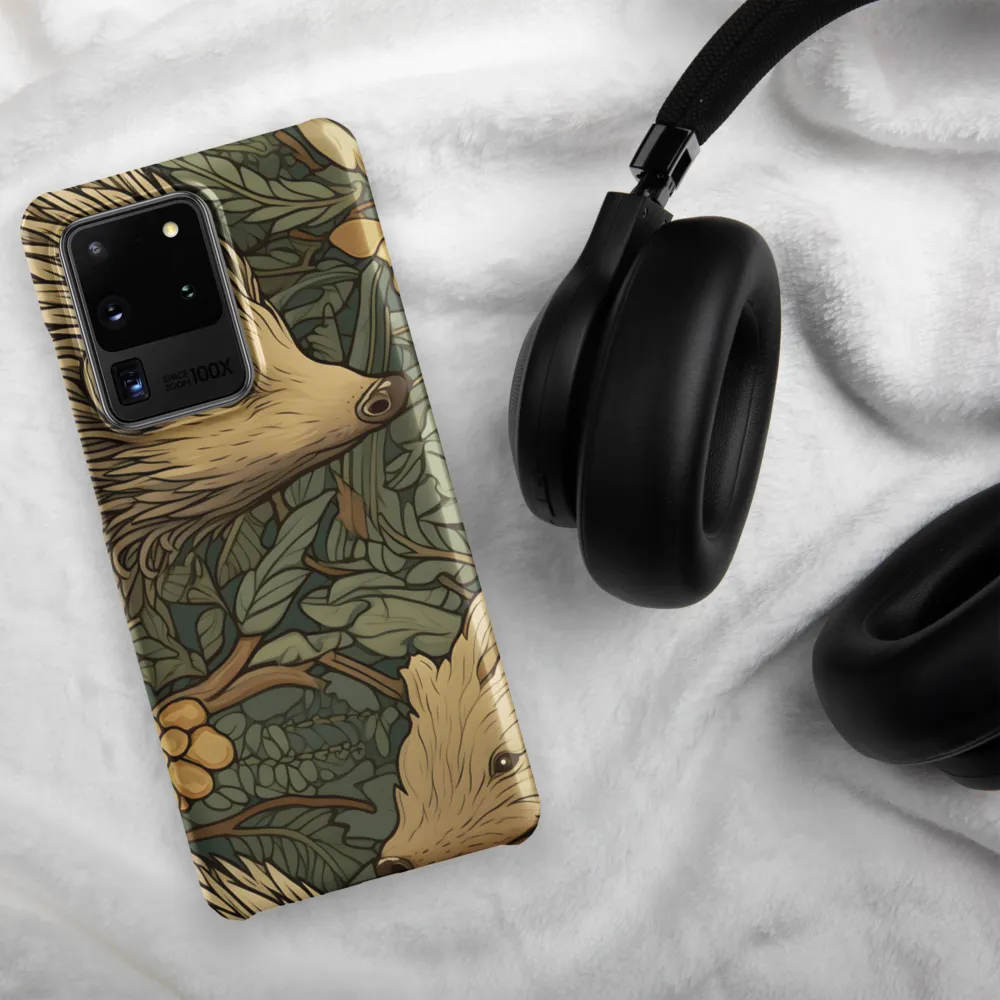 Whimsical Hedgehog Garden | Phone Case |  S20 Ultra | Snap Case | Matte
