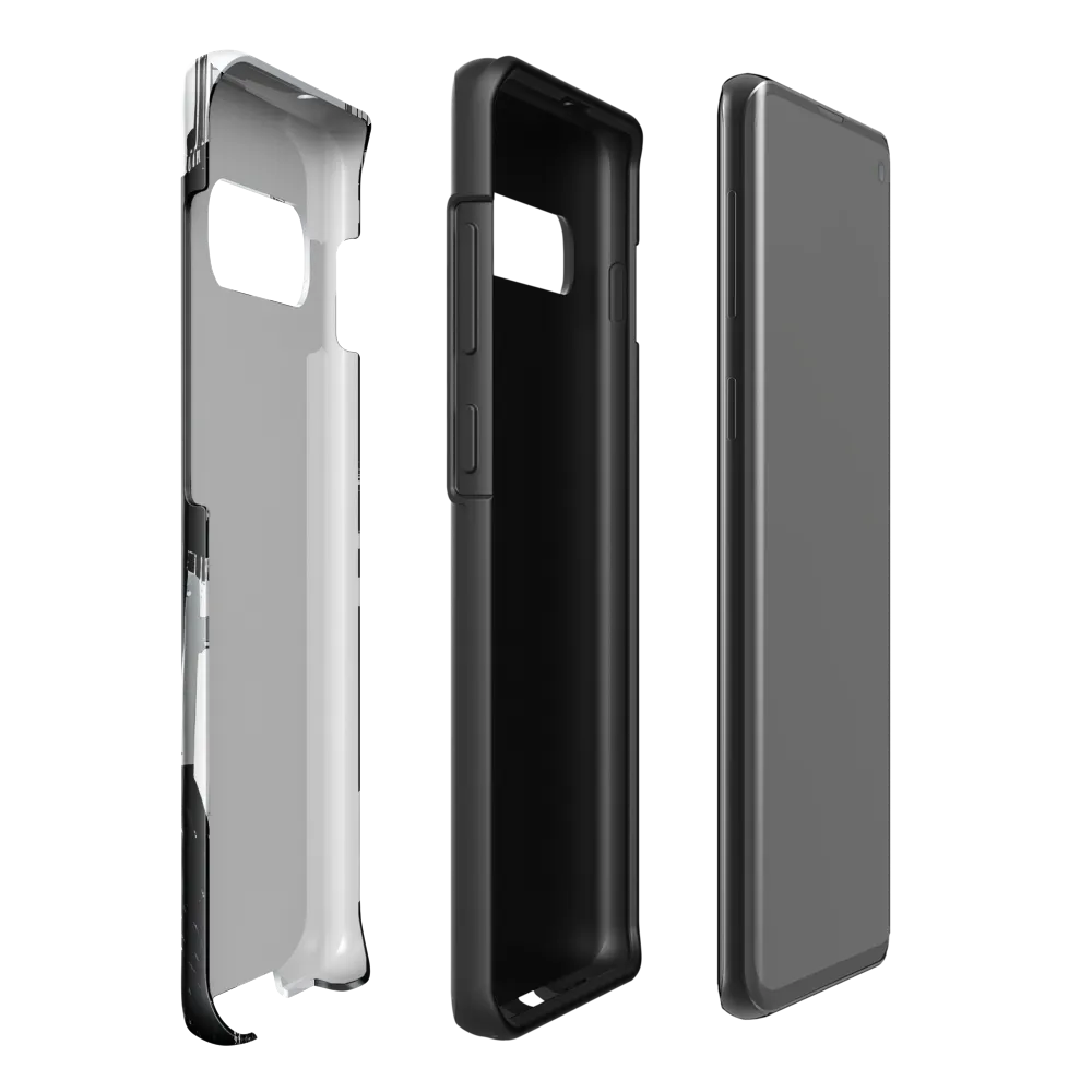 Urban Monochrome: A Contemporary Cityscape | Phone Case |  S10 Plus | Tough Case | Glossy