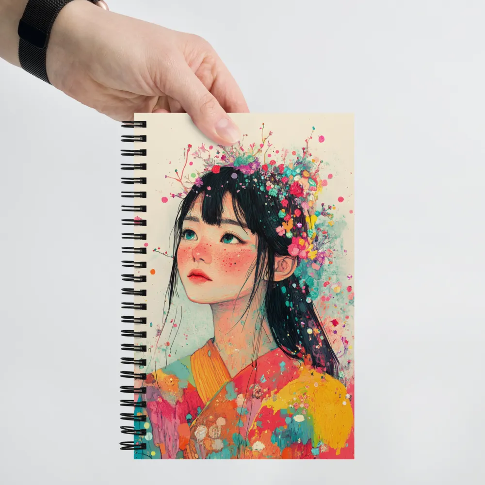 Whispers of Blossoms | Spiral Notebook