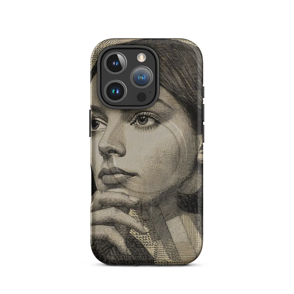 Contemplative Reflection | Phone Case |  16 Pro | MagSafe® Tough Case | Matte