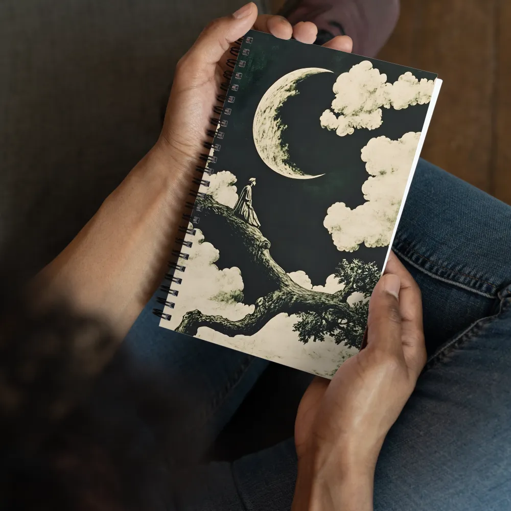 Whispers of the Moon | Spiral Notebook