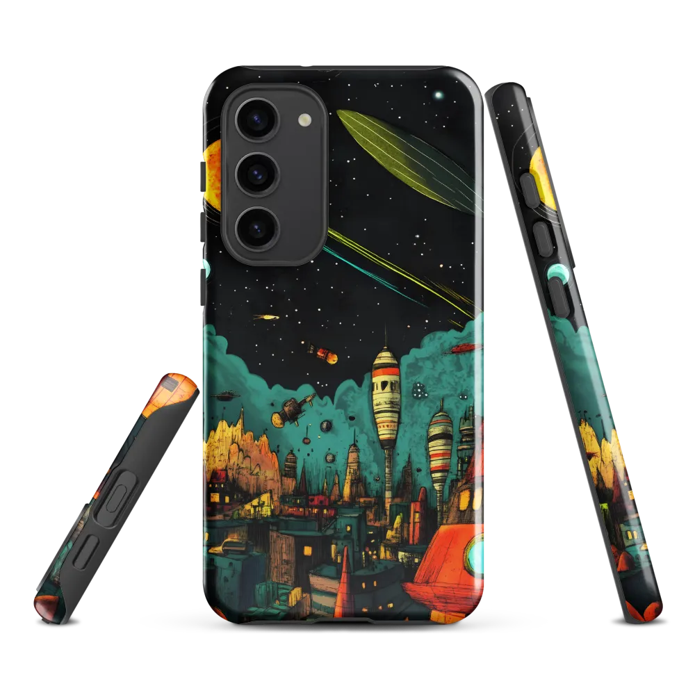 Galactic Cityscape: A Journey Through Imagination
