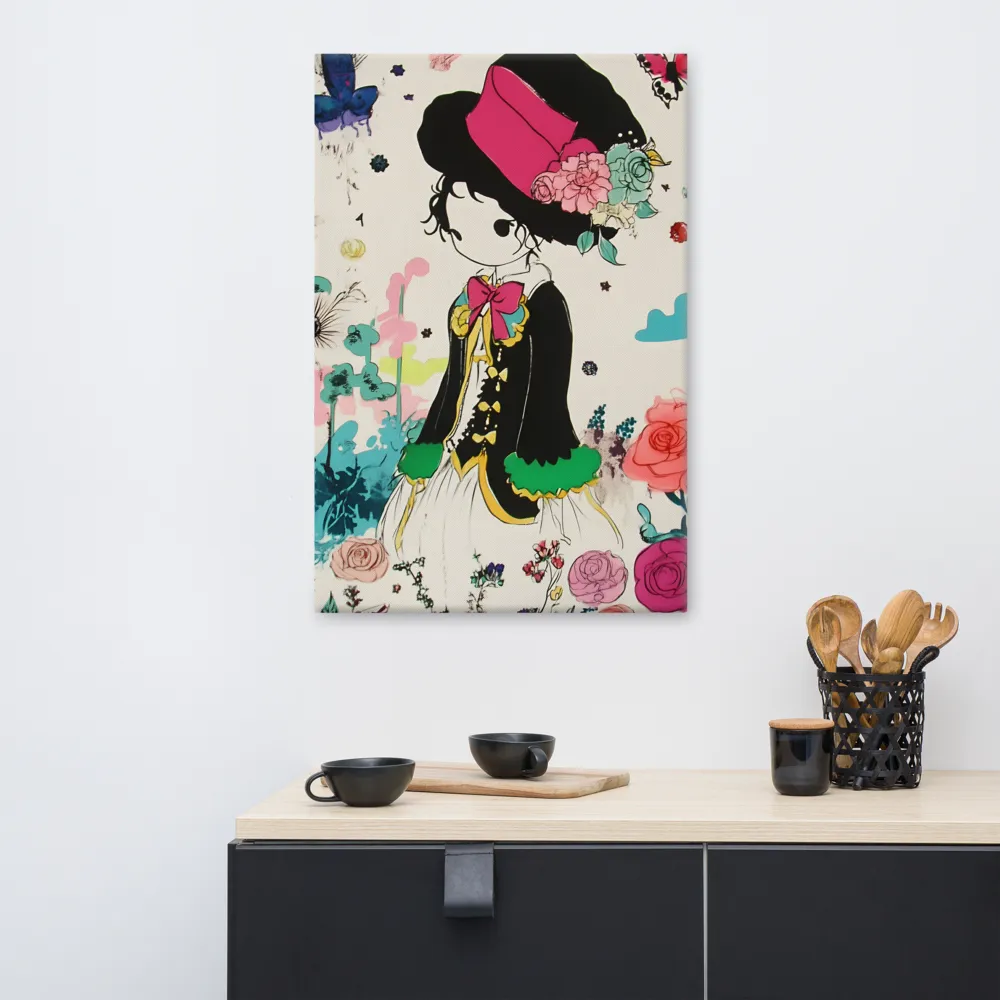Whimsical Garden Reverie | Canvas | 24″×36″