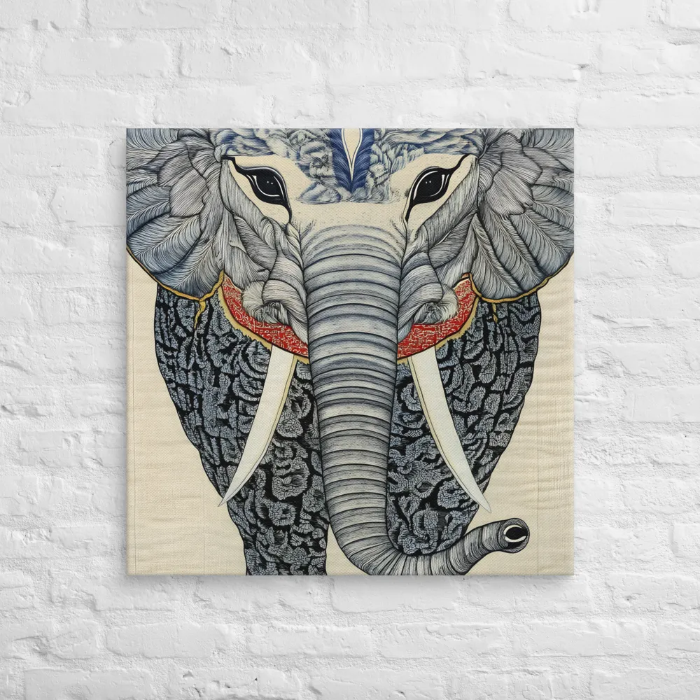 Majesty of the Elephant | Canvas | 30″×30″