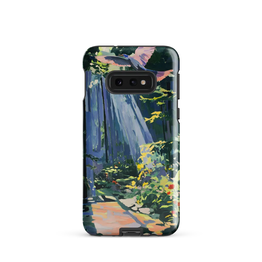 Flight of Light: A Serene Forest | Phone Case |  S10e | Tough Case | Glossy