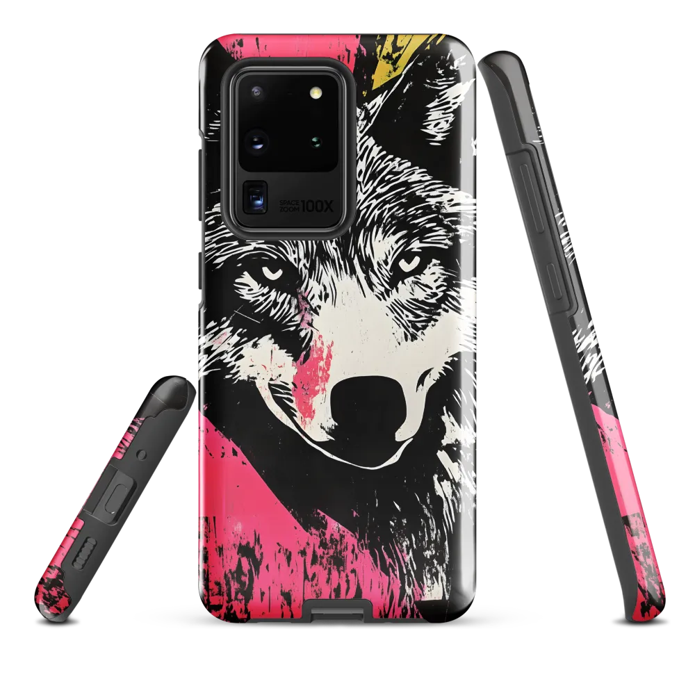 Intense Gaze of the Wolf