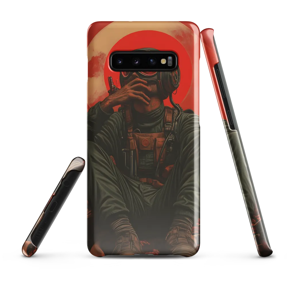 Contemplation of the Cosmic Voyager | Phone Case |  S10 Plus | Snap Case | Glossy